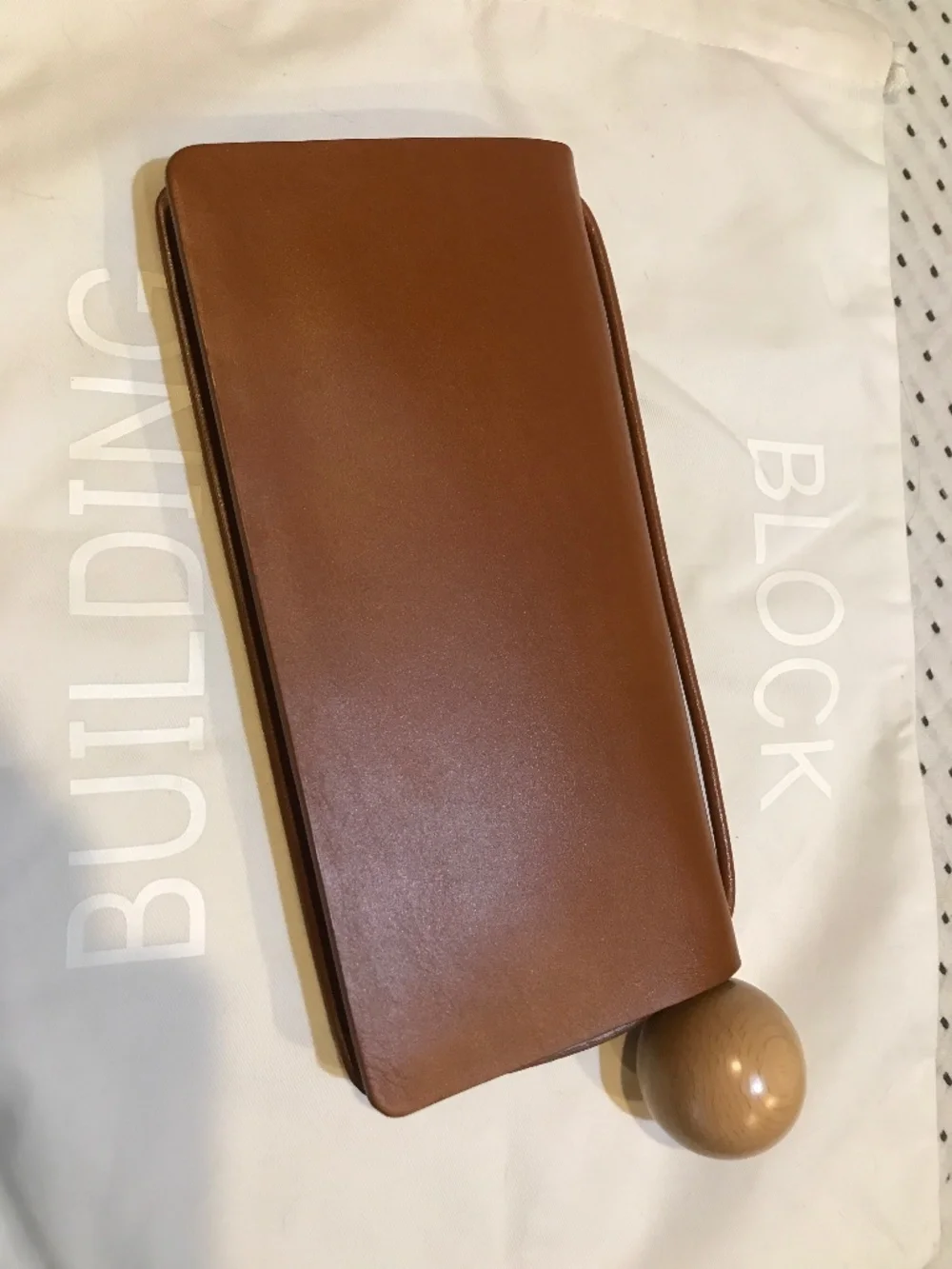 Building Block clutch w/ zipper with bag worn once.